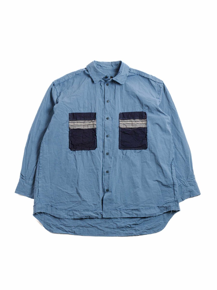 HAMNET SHIRT POCKET PATCHWORK STORM