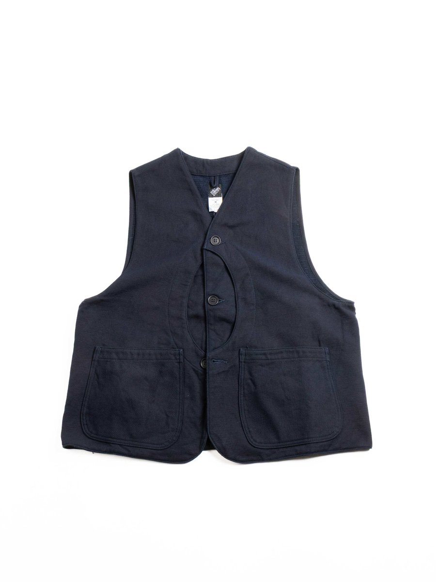 (CV002) GAME VEST HUNTING DOBBY CLOTH NAVY