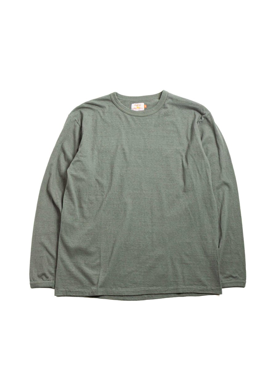 HALEIWA L/S T&ndash;SHIRT BALSAM GREEN