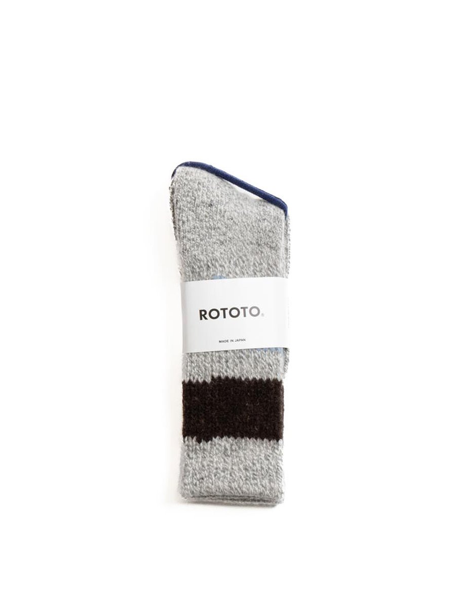 RETRO WINTER OUTDOOR SOCKS GRY/D.BW/L.BL