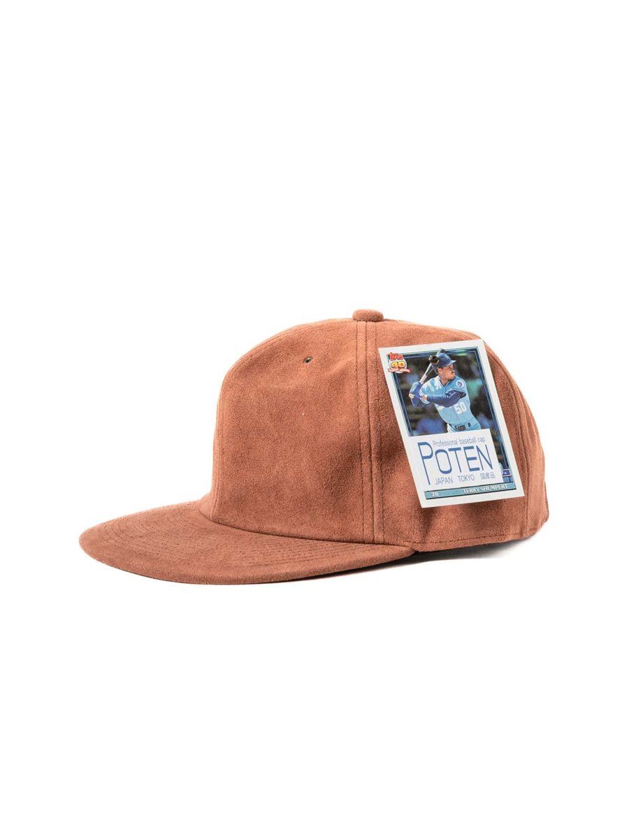 POTEN 80S BB CAP BROWN SUEDE