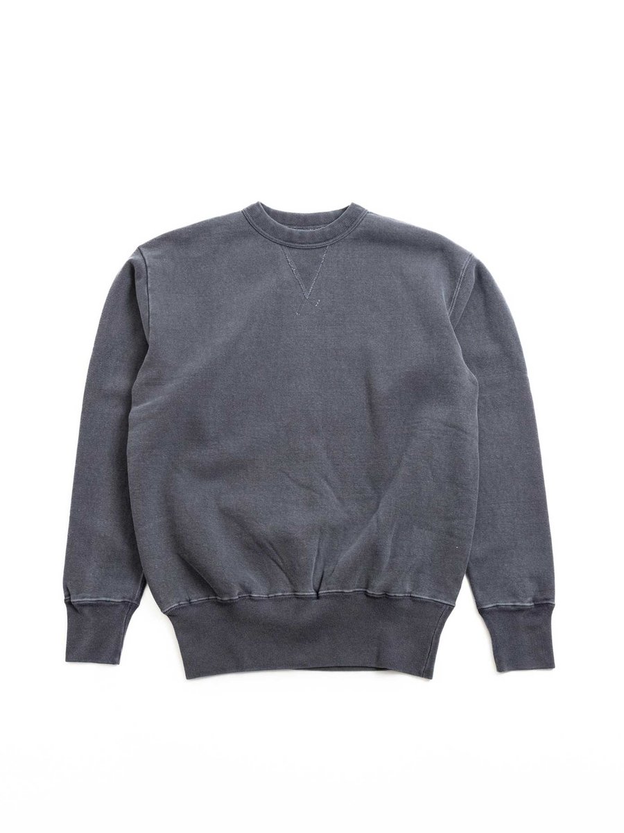 LANIAKEA SWEATSHIRT PIGMENT DYE BLUE GRAPHITE