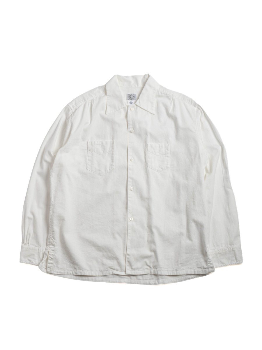 (3233&ndash;VTW) E&ndash;Z POST UNIVERSAL SHIRT / VINTAGE TWILL / WHITE