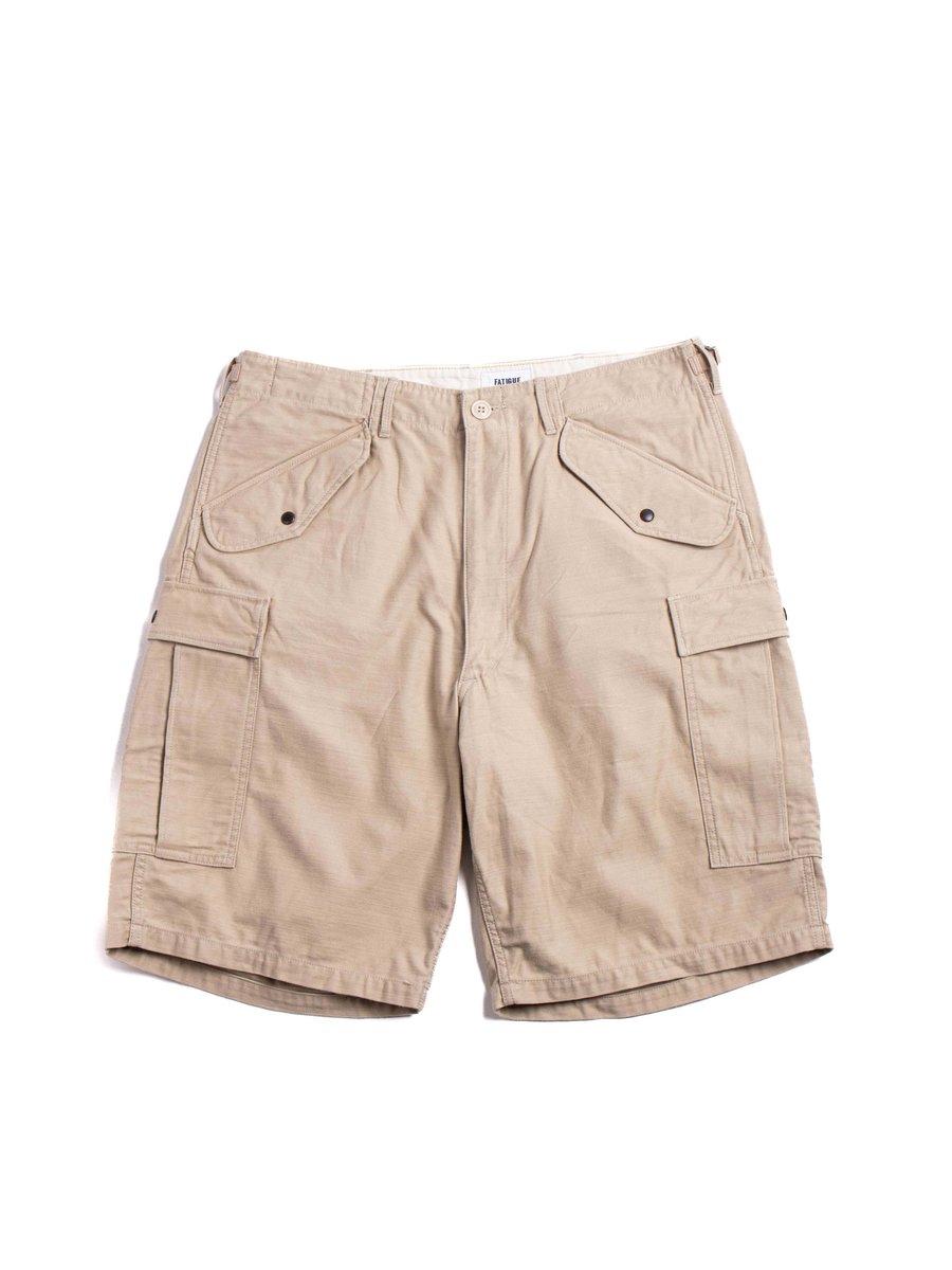 (FP029) M–51 SHORTS / BEIGE w/ Bio–wash
