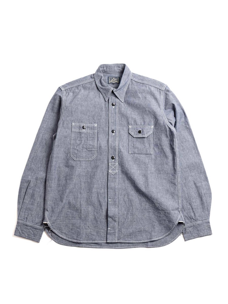 NO.5333A CHAMBRAY SHIRT BLUE 