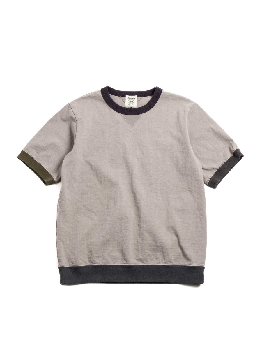 DOTSUME RIB S/S T–SHIRT GRAY x 4C