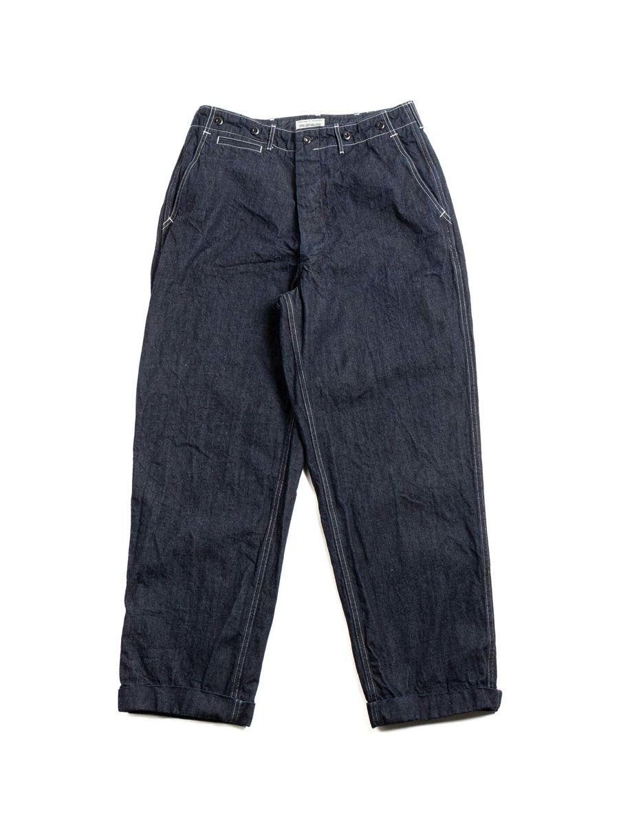 (44&ndash;705D) DENIM WORK TROUSER RINSED