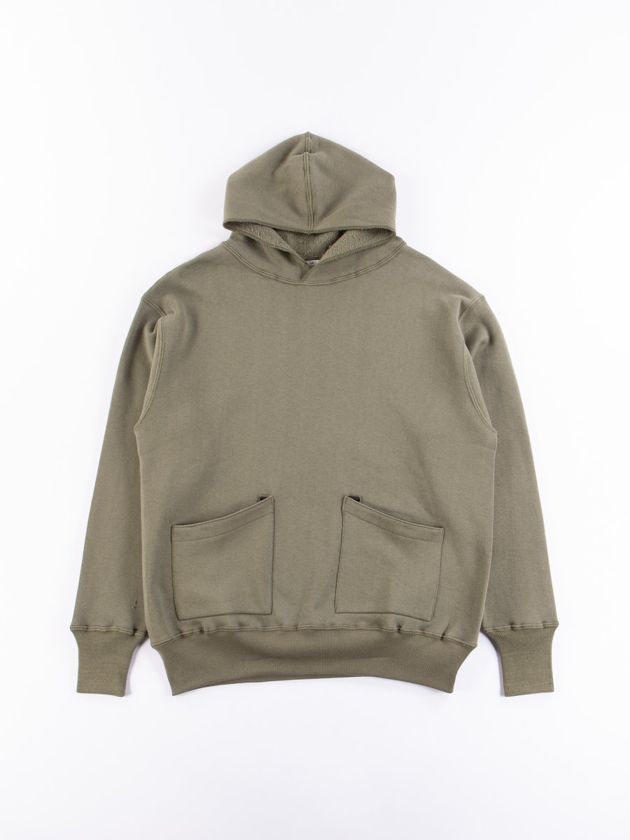 OD Green 450 Separate Pocket Hooded Sweatshirt