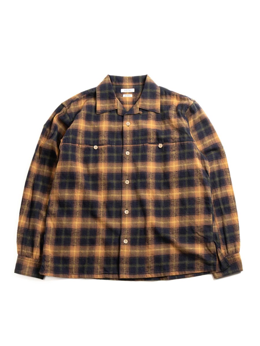 (SV–SH–025) OPEN–NECKED SHIRT MUSTARD