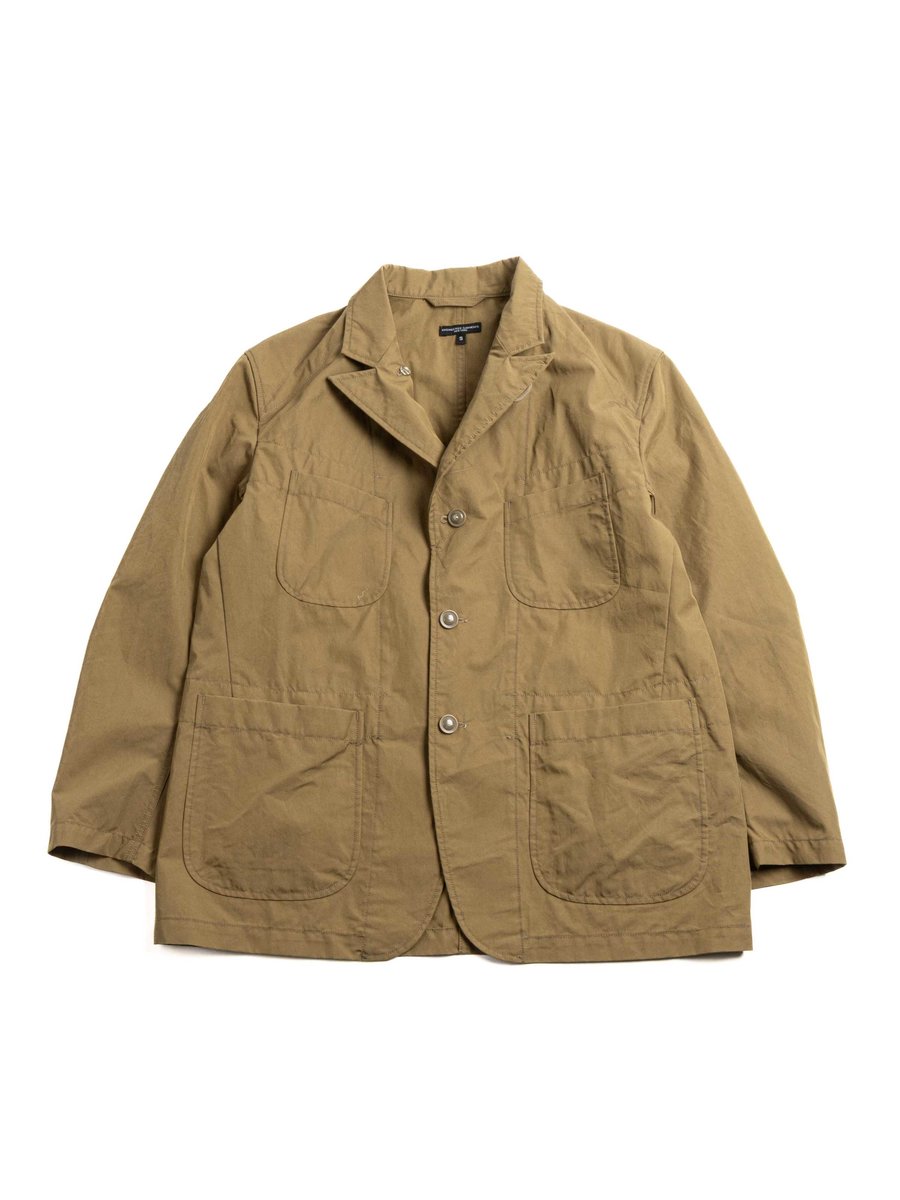 BEDFORD JACKET KHAKI COATED NYCO TWILL