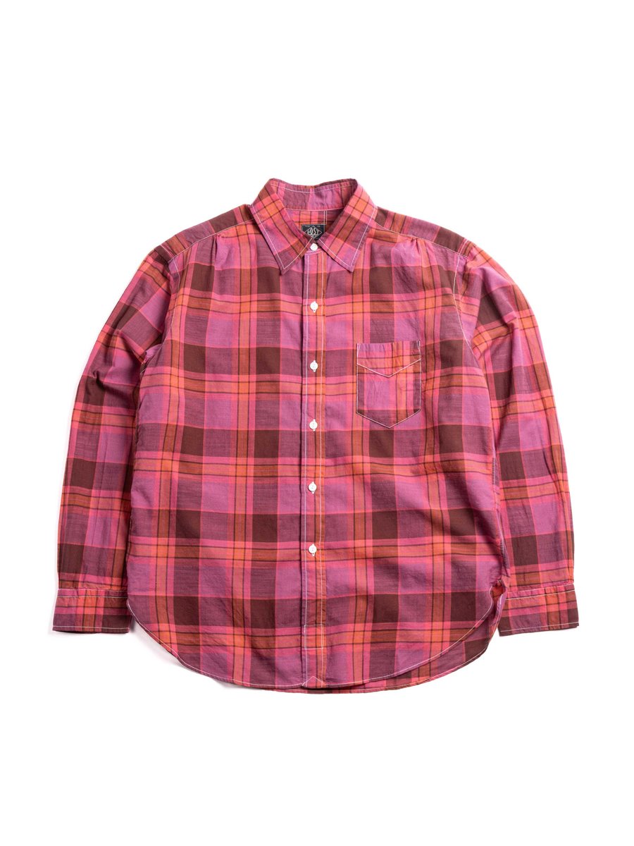 (3232&ndash;CPP) ORIGINAL BL SHIRT COTTON PLAID PINK