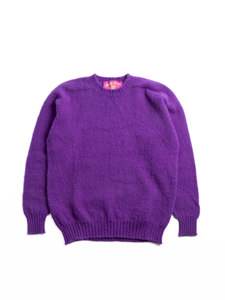 HOWLIN’ SHAGGY BEAR KNIT MYSTIC VIOLET