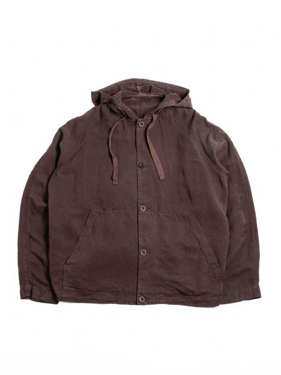 WORKER HOODIE TUAREG BROWN
