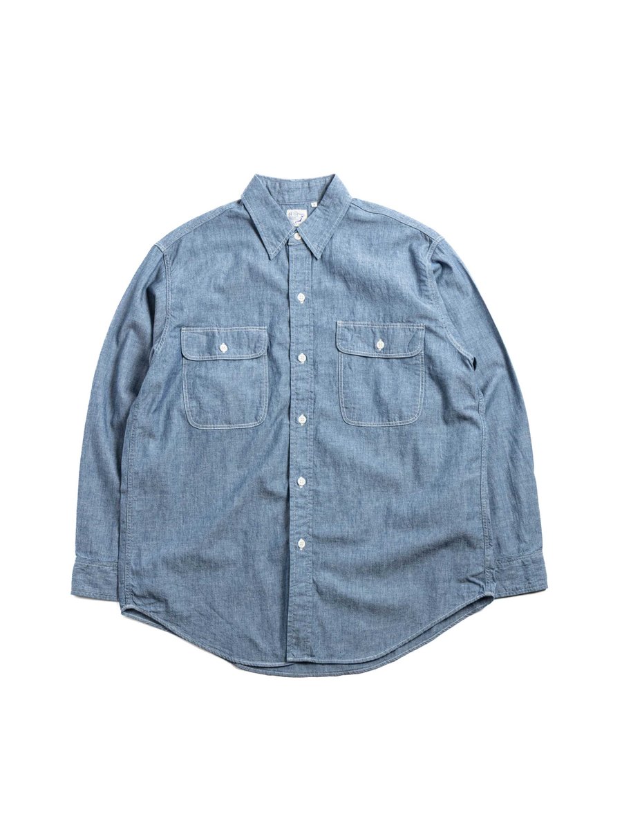 (8064) WORK SHIRT CHAMBRAY BLUE