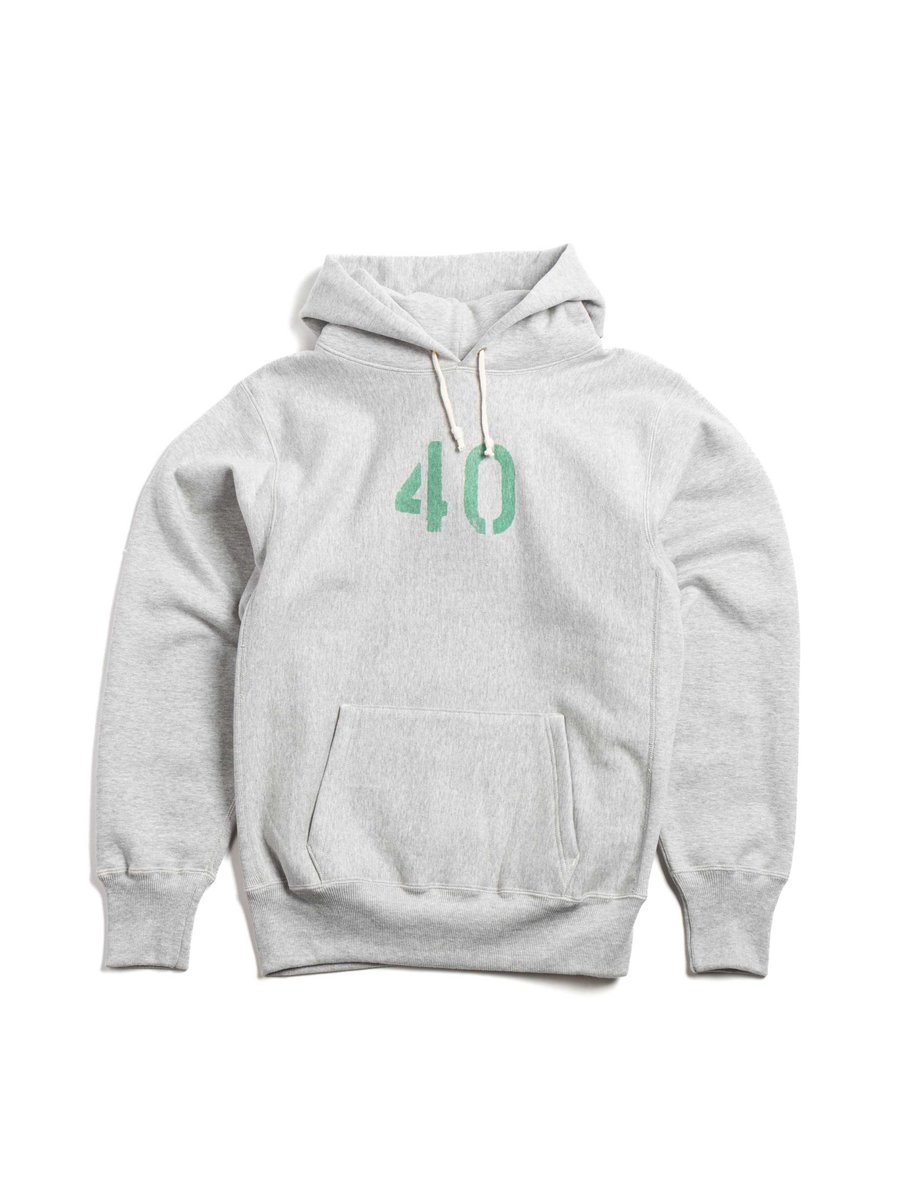 (LOT 484) REVERSE WEAVE HOOD NO.40 HEATHER GRAY