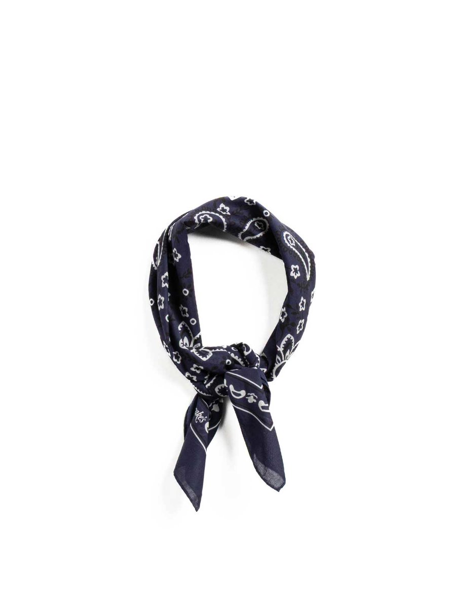 CLASSIC PAISLEY BANDANA NAVY