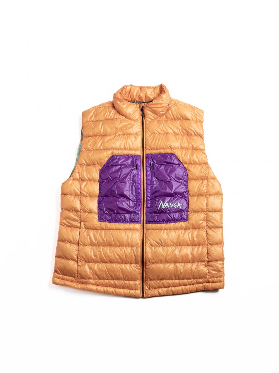 NANGA ULTILIGHT DOWN VEST PACKABLE ORG