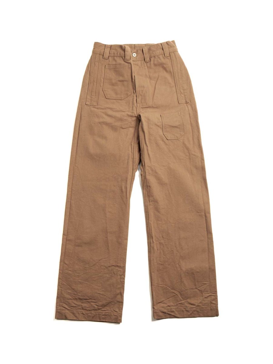 (LOTJG–01) 1910S NETMAKER’S TROUSERS DUCK BROWN