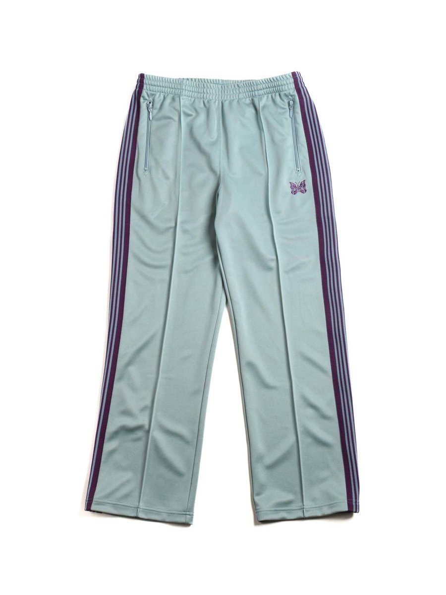 NEEDLES TRACK PANT POLY SMOOTH IVORY