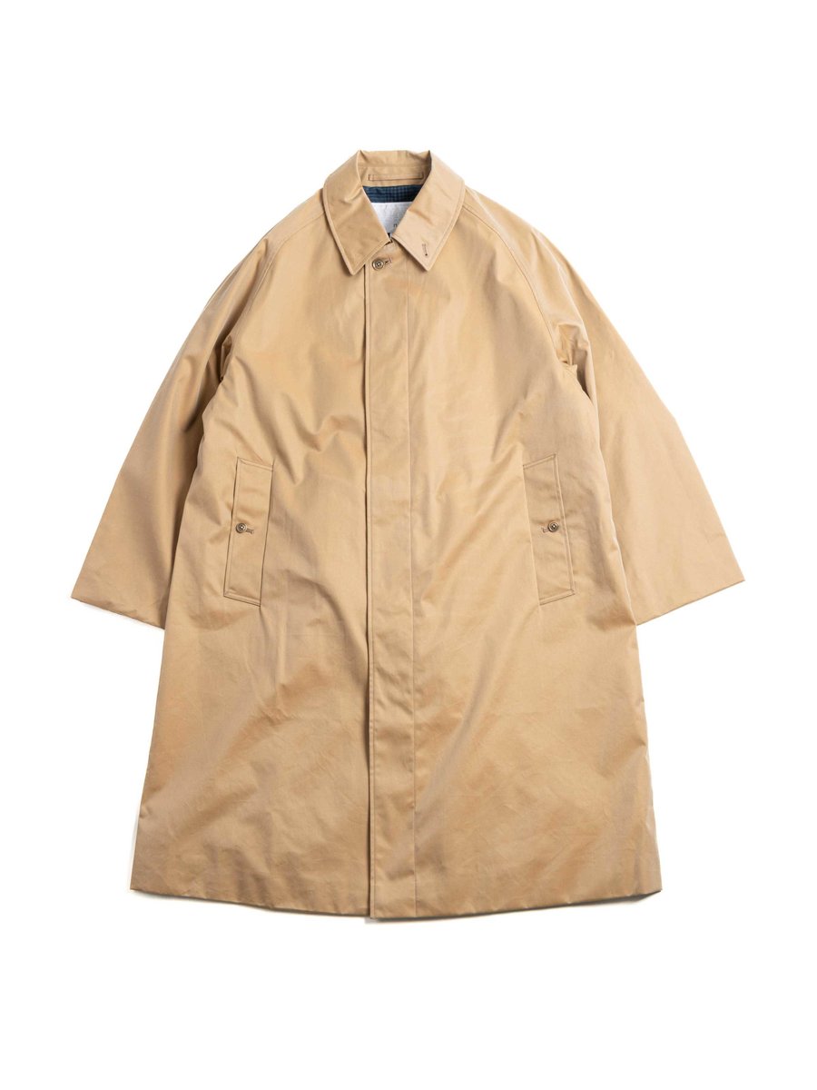 2L COTTON GORE–TEX BALMACAAN COAT BEIGE