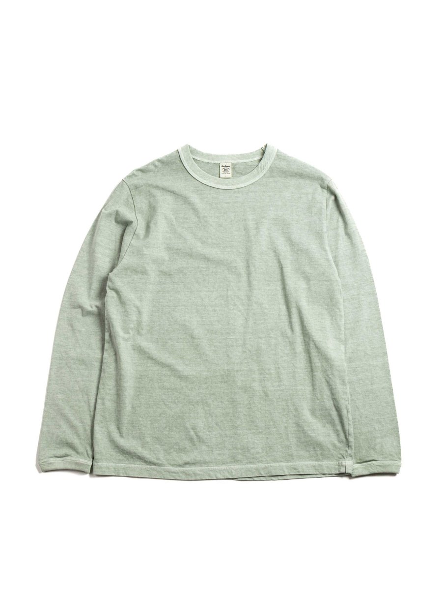 LEAD–OFF L/S T–SHIRT P.D. FADE DRY SAGE