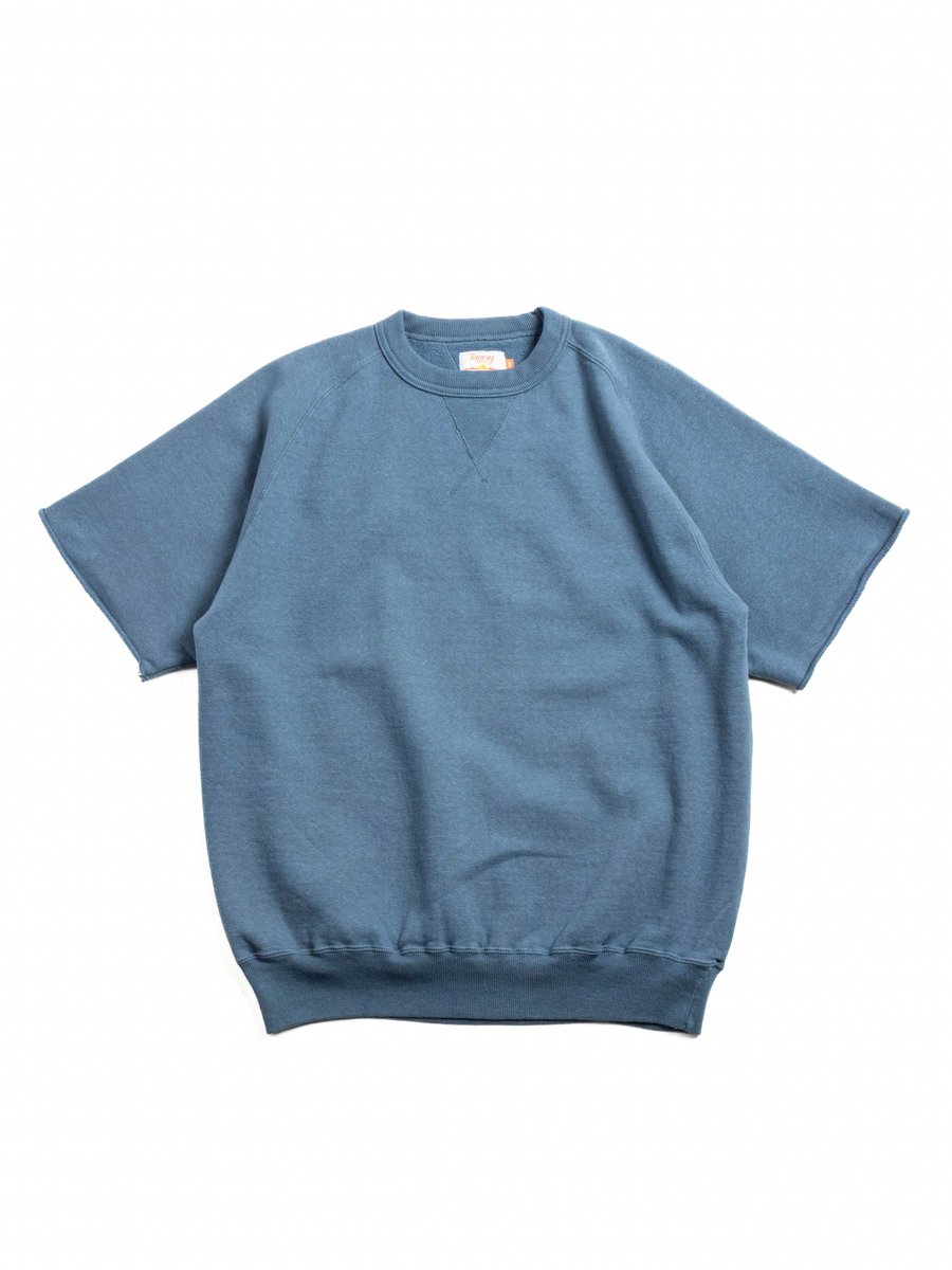 WAIALUA S/S SWEATSHIRT INDIAN TEAL