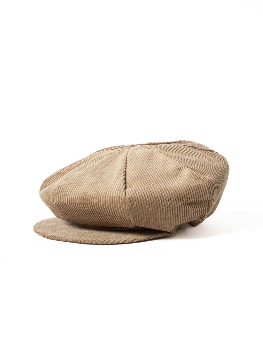 NEWSBOY CAP 8W CORDUROY KHAKI
