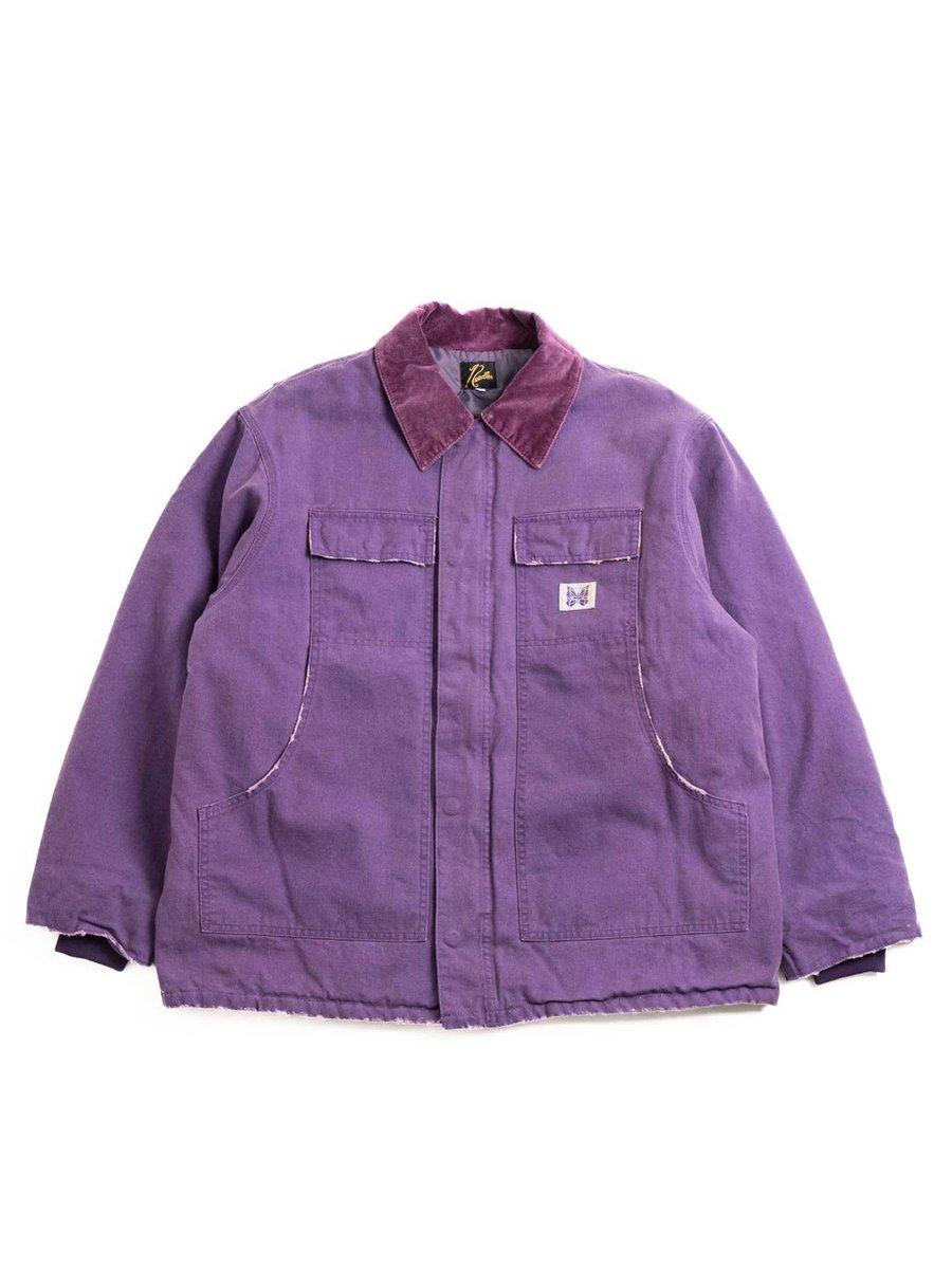 NEEDLES LUMBERJACK COAT 11OZ COTTON PURPLE