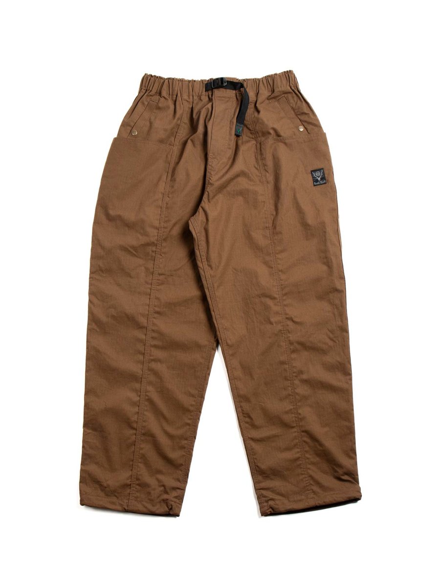 SOUTH2 WEST8 BELTED C.S.PANT COTTON RIPSTOP BROWN