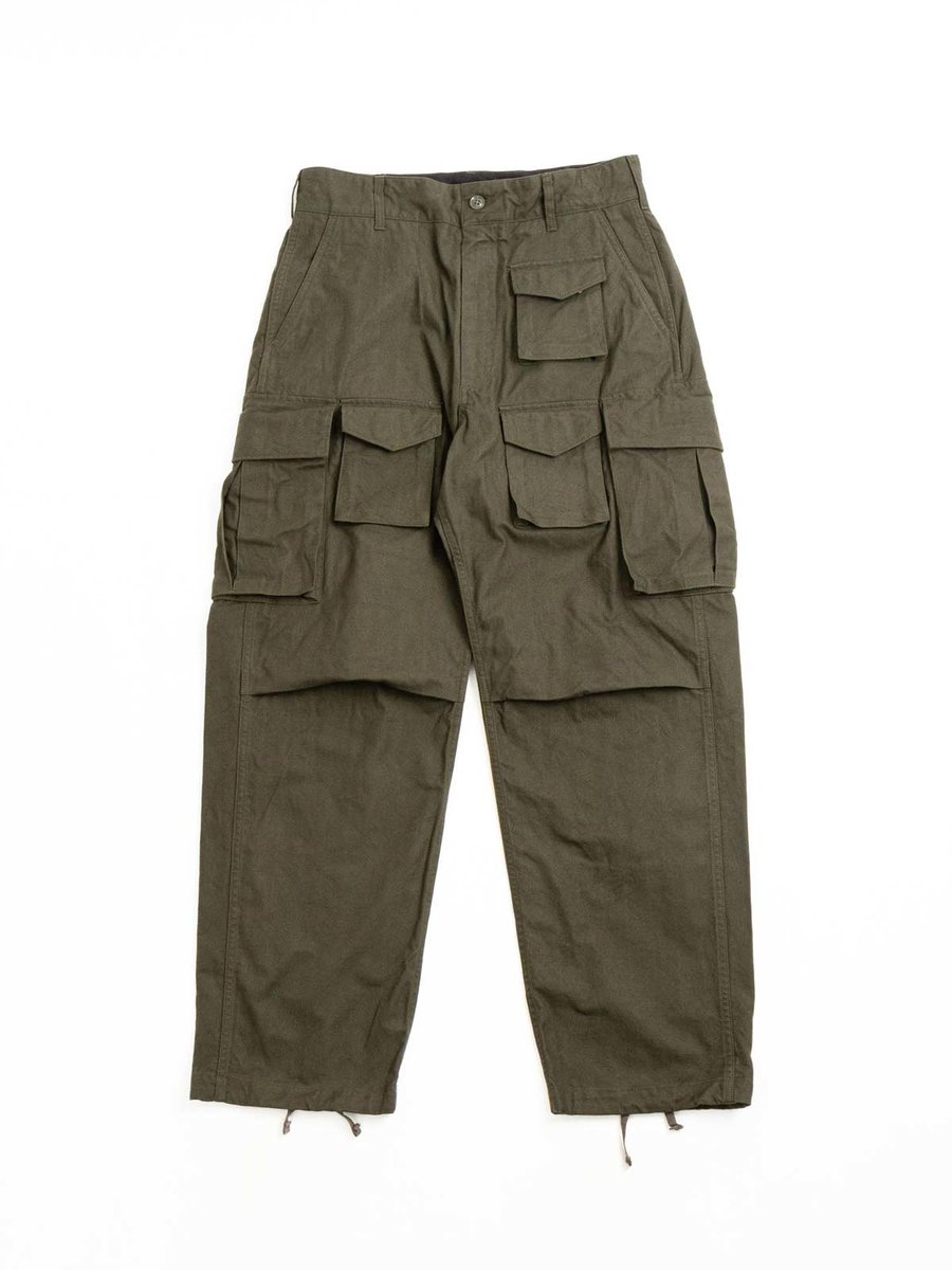 FA PANT OLIVE COTTON BRUSHED HB