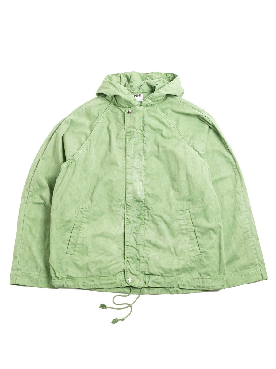 MAES PARKA COTTON SATEEN MANTIS GREEN