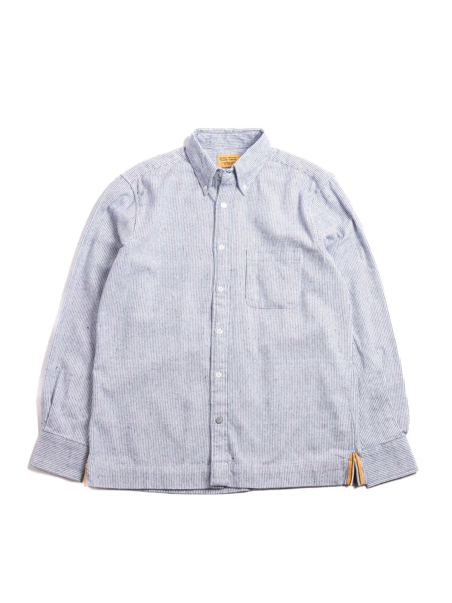 (OM45475.41) TBB HAND WOVEN TWO PLY OXFORD WEAVE B.D. STRAIGHT HEM SHIRT