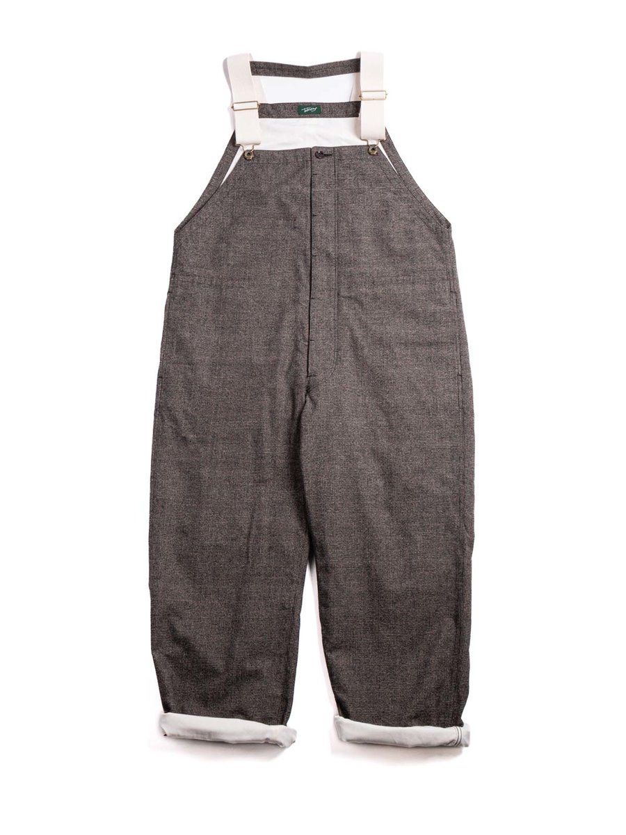(25305) HEATHER COTTON OVERALLS PLAID