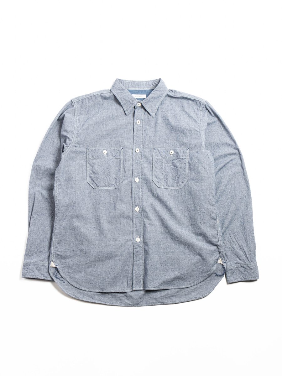 (SV&ndash;SH&ndash;031) COTTON SILK WORK SHIRT MINI CHECK