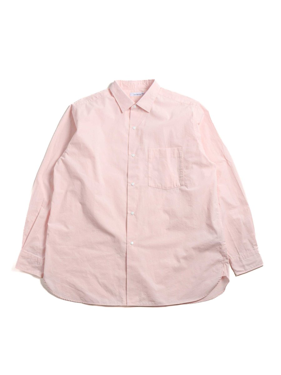 REGULAR COLLAR WIND SHIRT PINK