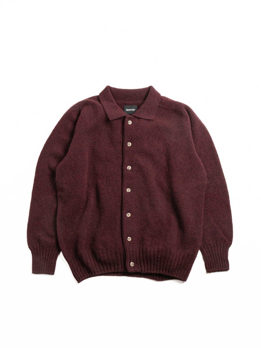 HOWLIN’ CREATURES OF THE HOWLIN’ MOON CARDIGAN BORDEAUX