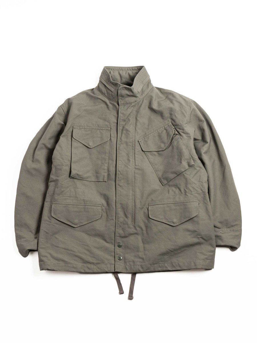 M65 FIELD JACKET / OLIVE COTTON DOUBLE CLOTH