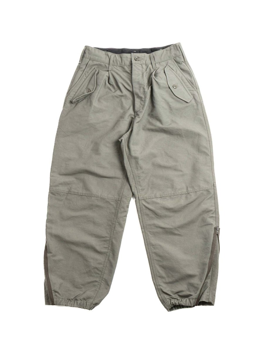 IAC PANT OLIVE COTTON DOUBLE CLOTH