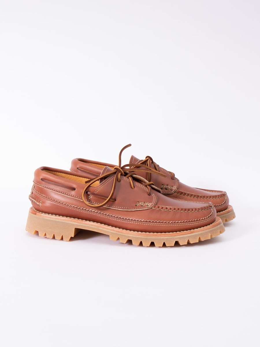C WHISKEY DB BOAT SHOE W/ LUG SOLE EXCLUSIVE