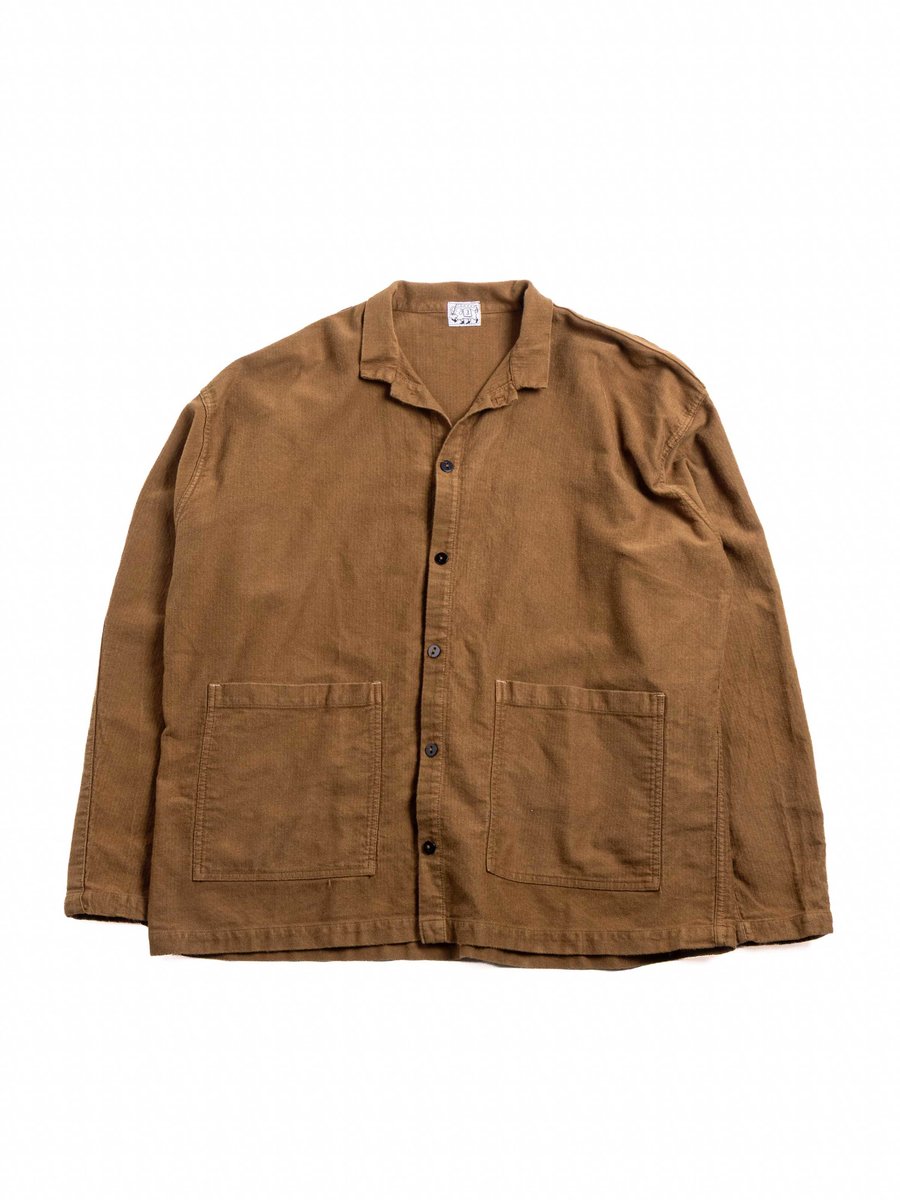 485 ISOSCELES SHIRT COTTON DIAMONDBONE BROWN HAT