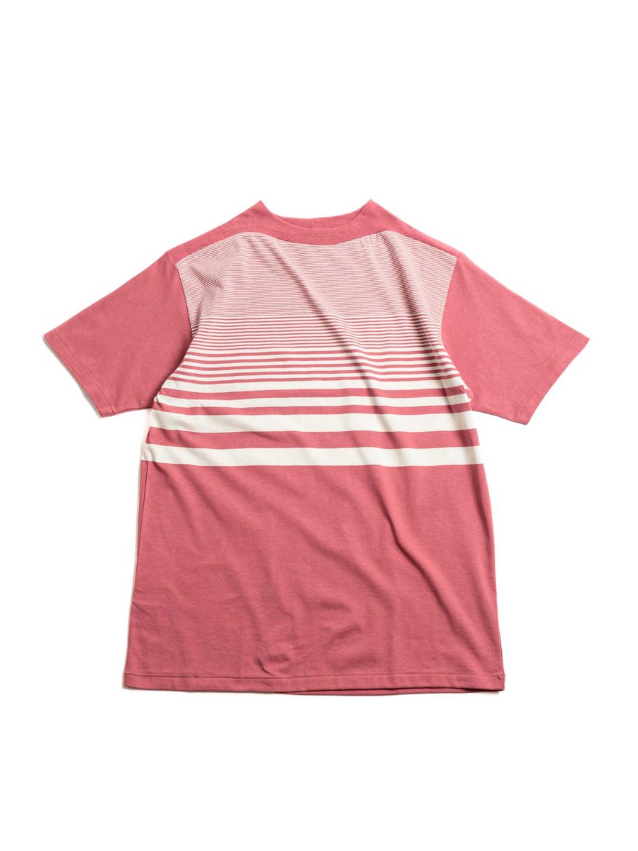 JG–CS10 SEASIDE T–SHIRT FADED RED / OFF WHITE