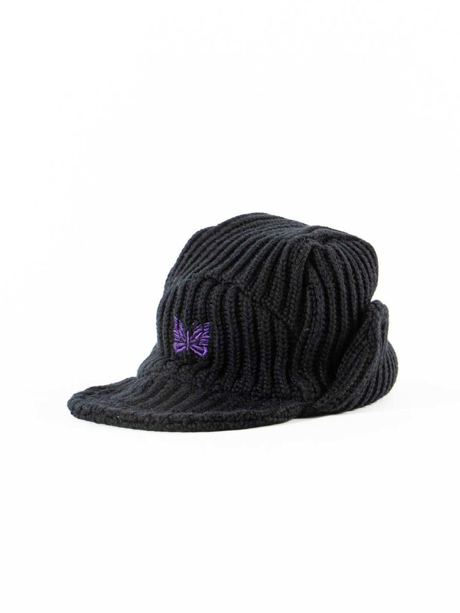 BIRD SHOOTING CAP MERINO WOOL BLACK