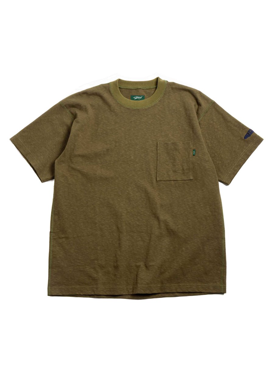 OLD COTTON ANGLER T&ndash;SHIRT FIELD DRAB