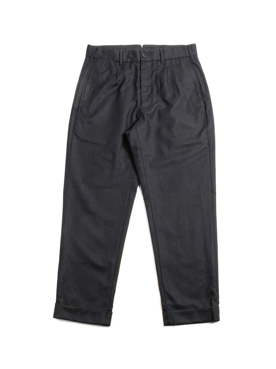 ANDOVER PANT DK. NAVY HIGH COUNT WORSTED WOOL
