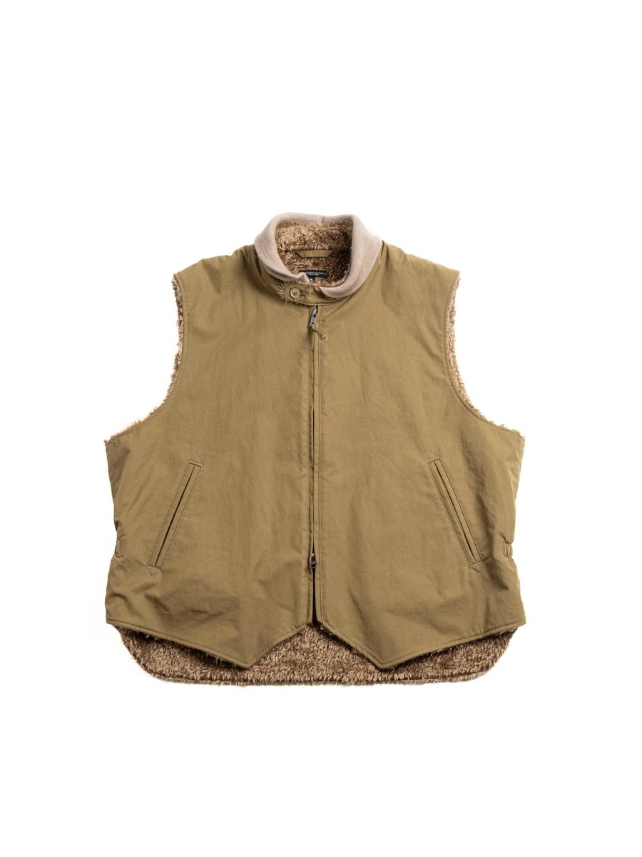 LL VEST KHAKI COATED NYCO TWILL 