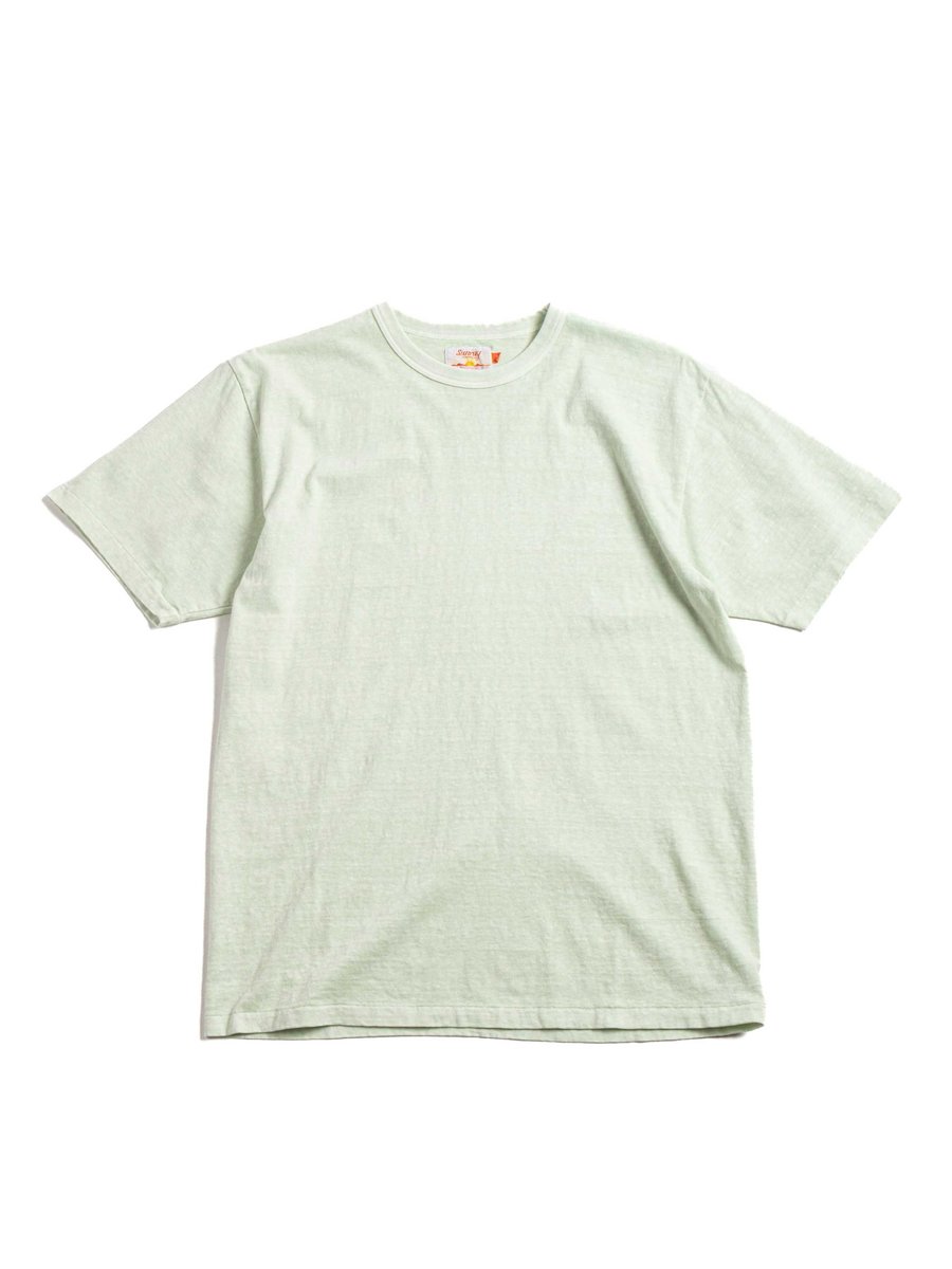 HALEIWA S/S T–SHIRT PIGMENT DYE SEA FOAM