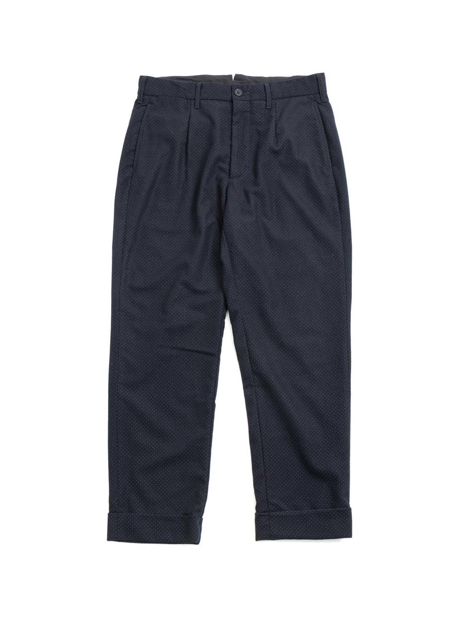 ANDOVER PANT DK.NAVY MICRO POLKA DOT UNIFORM CLOTH