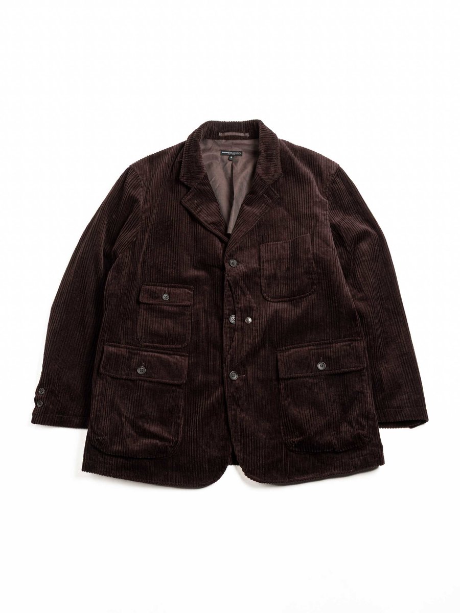 UPLAND JACKET /DK.BROWN COTTON 4.5W CORDUROY 