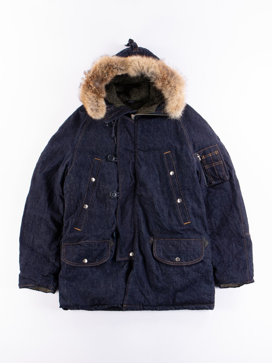 One Wash Indigo Denim N3–B Type 2150 Jacket