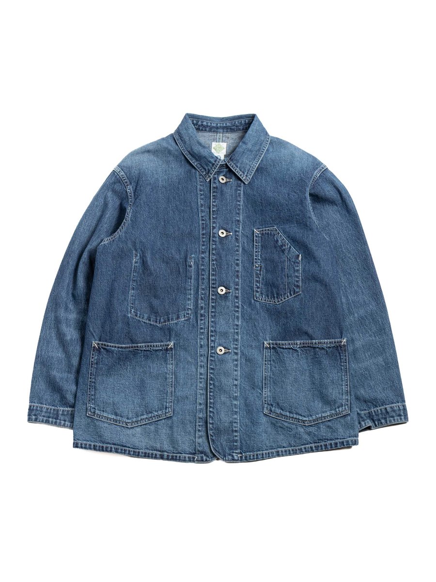 (1101&ndash;01W) NO.1 JACKET / 10OZ INDIGO DENIM WORN WASH